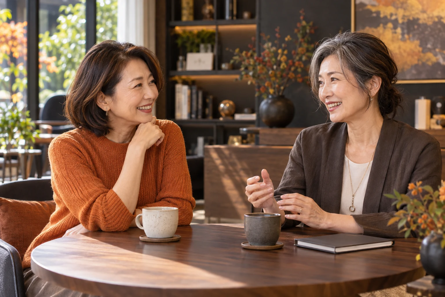 対話する二人のイメージ